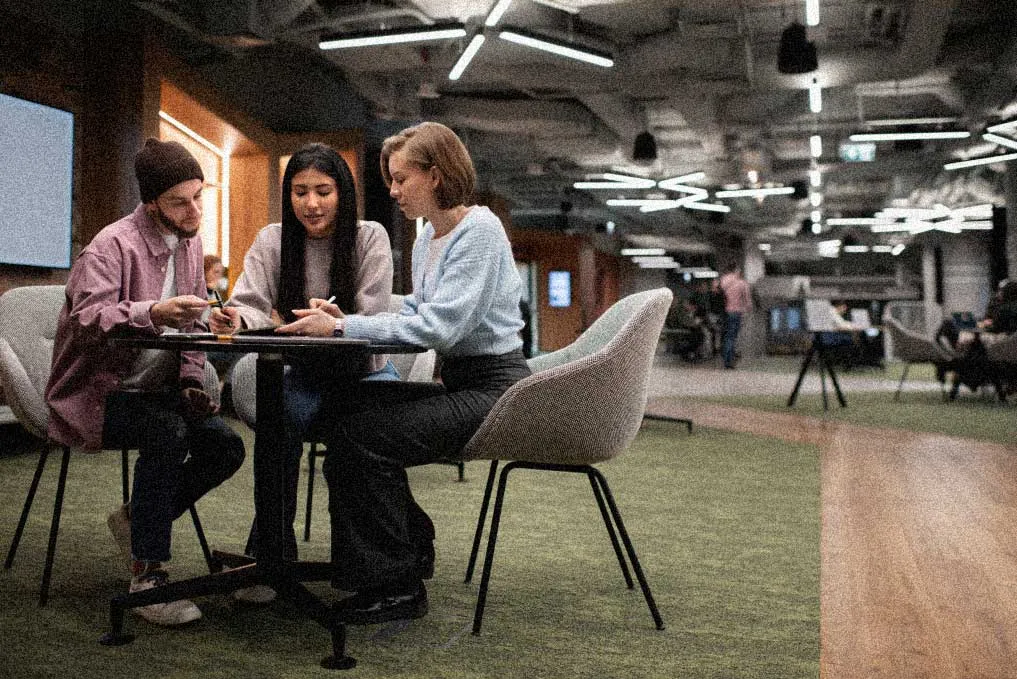 Association team collaborating on member engagement and digital platform strategy