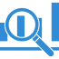 Keyword research and gap analysis icon for SEO strategy