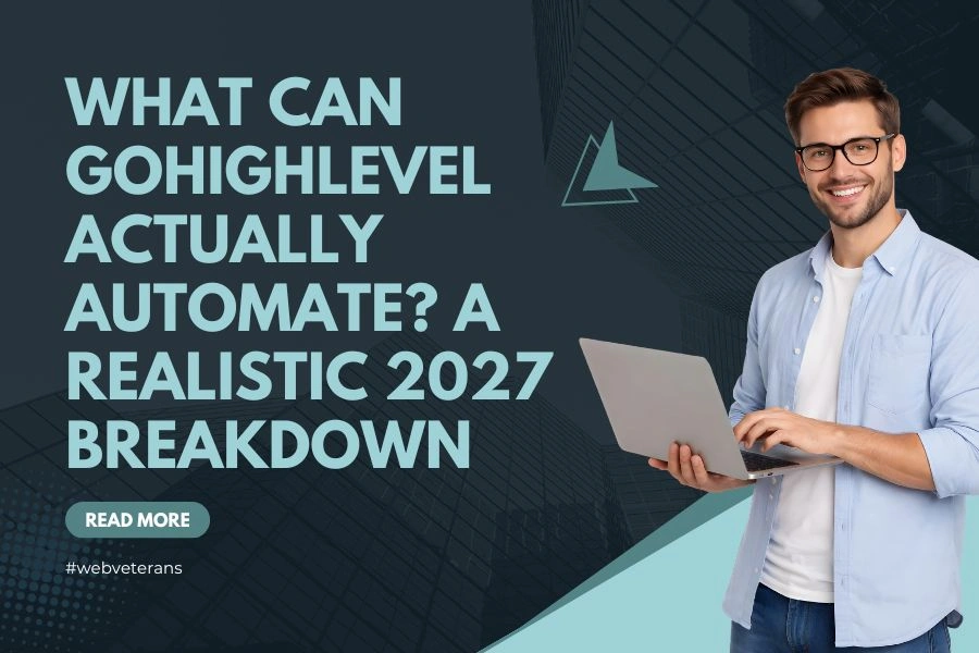 Gohighlevel Automation dashboard showing CRM workflows and marketing automation in 2027