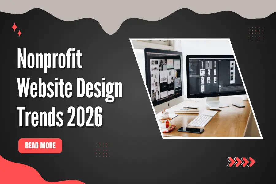Modern nonprofit homepage showcasing the latest Nonprofit Website Design Trends with accessible navigation, mobile-friendly layouts, and online donation features.