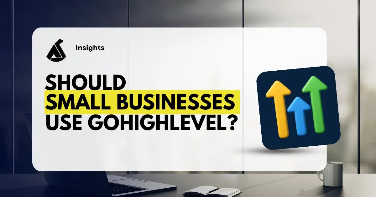 GoHighLevel for agencies compared side by side with a simple small business CRM setup