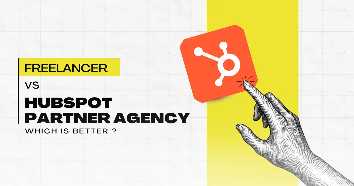 HubSpot Partner Agency team reviewing CRM strategy compared to a freelance HubSpot consultant